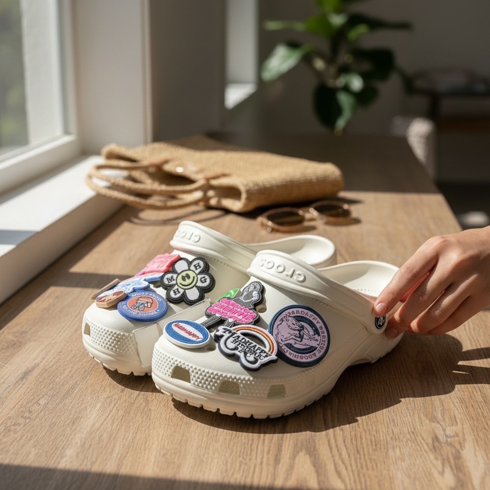 Madhappy X Crocs Classic Clog Almost White M7 W9 Nwt Box